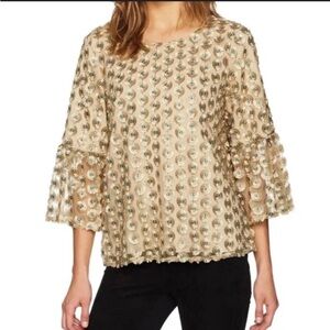 Gold Calvin Klein Evil Eye Top